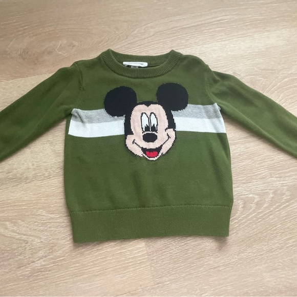 Baby Gap Disney Mickey Mouse Sweater. Size 2t. Made in Hong Kong. Cotton. - Picture 3 of 7